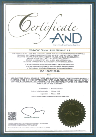 Starwood ISO-10002.2018 EN