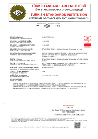 Starwood TS EN 622-5